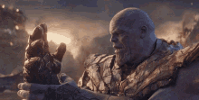 Animated Thanos Snapping his fingers