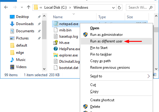 3 Ways to Run An Application as Different User in Windows 10